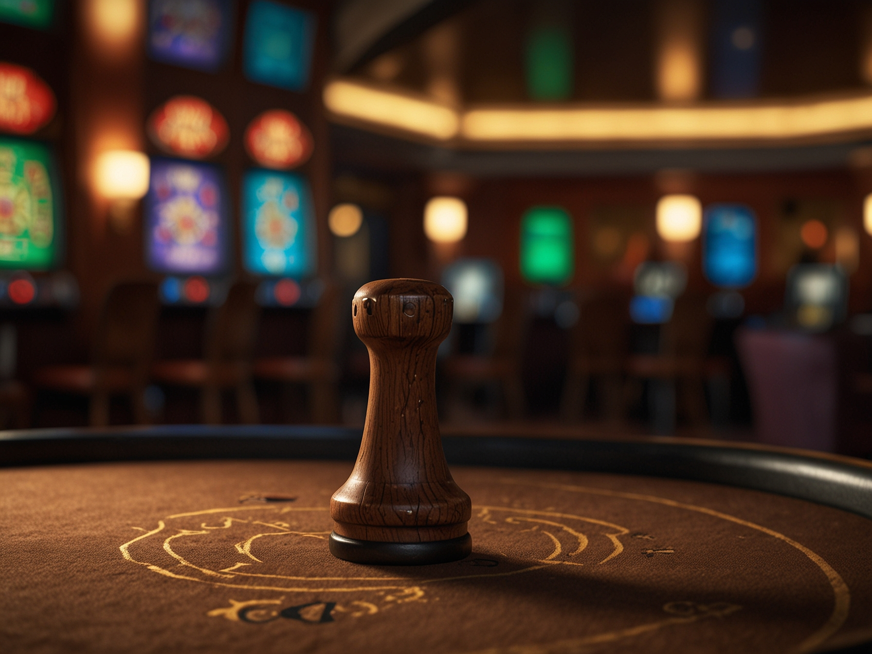 Mesa temática nórdica en Casino Thor